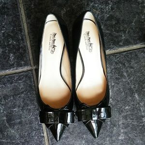 Coach and Four black heels 9.5